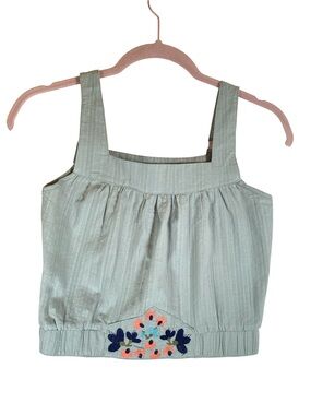 COCO Cropped Sun Top Embroidered XS